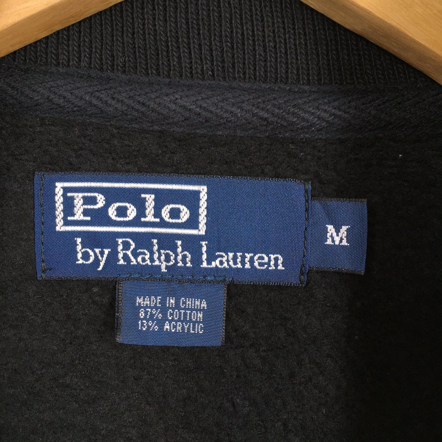 Polo Ralph Lauren Black Sweatshirt Medium