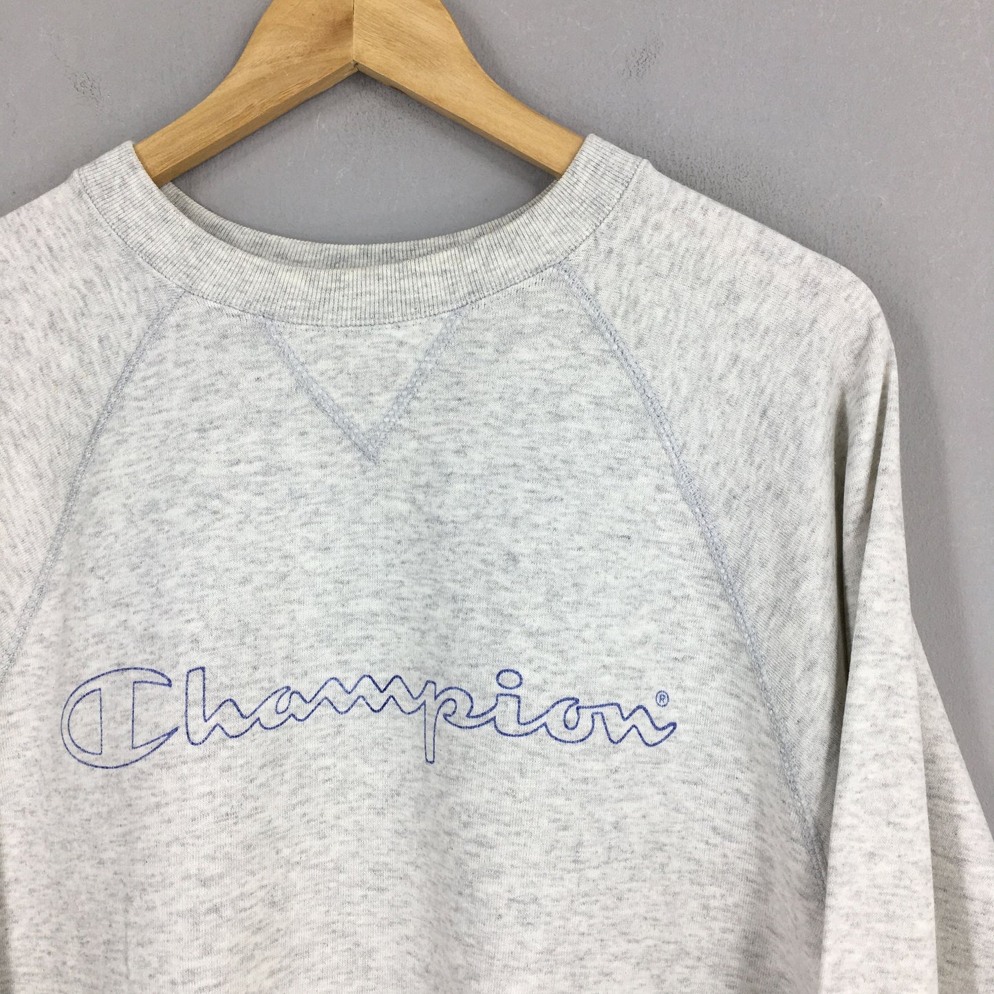 Champion Script Logo Sweatshirt Large