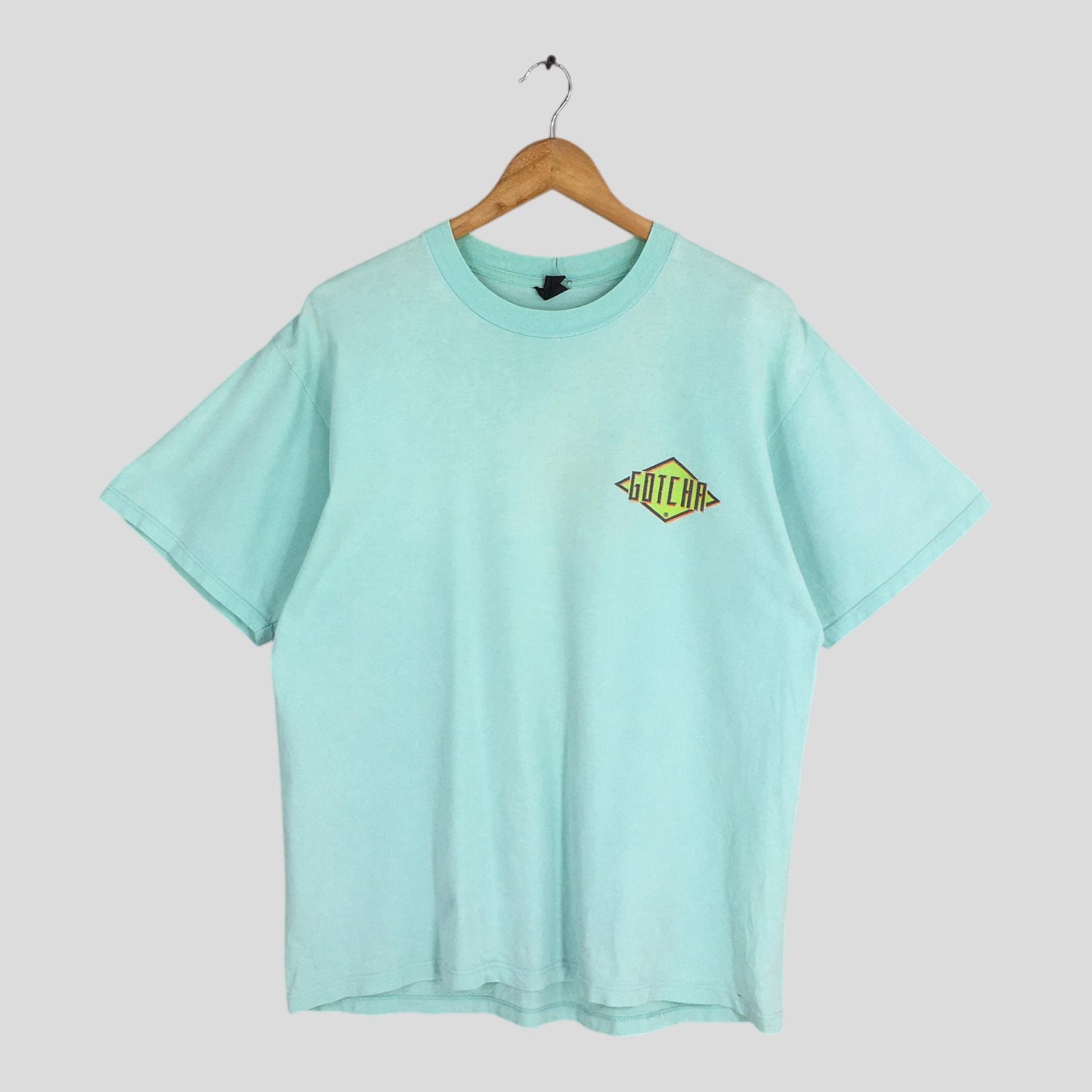 Gotcha Hawaii Surf Green T shirt Medium