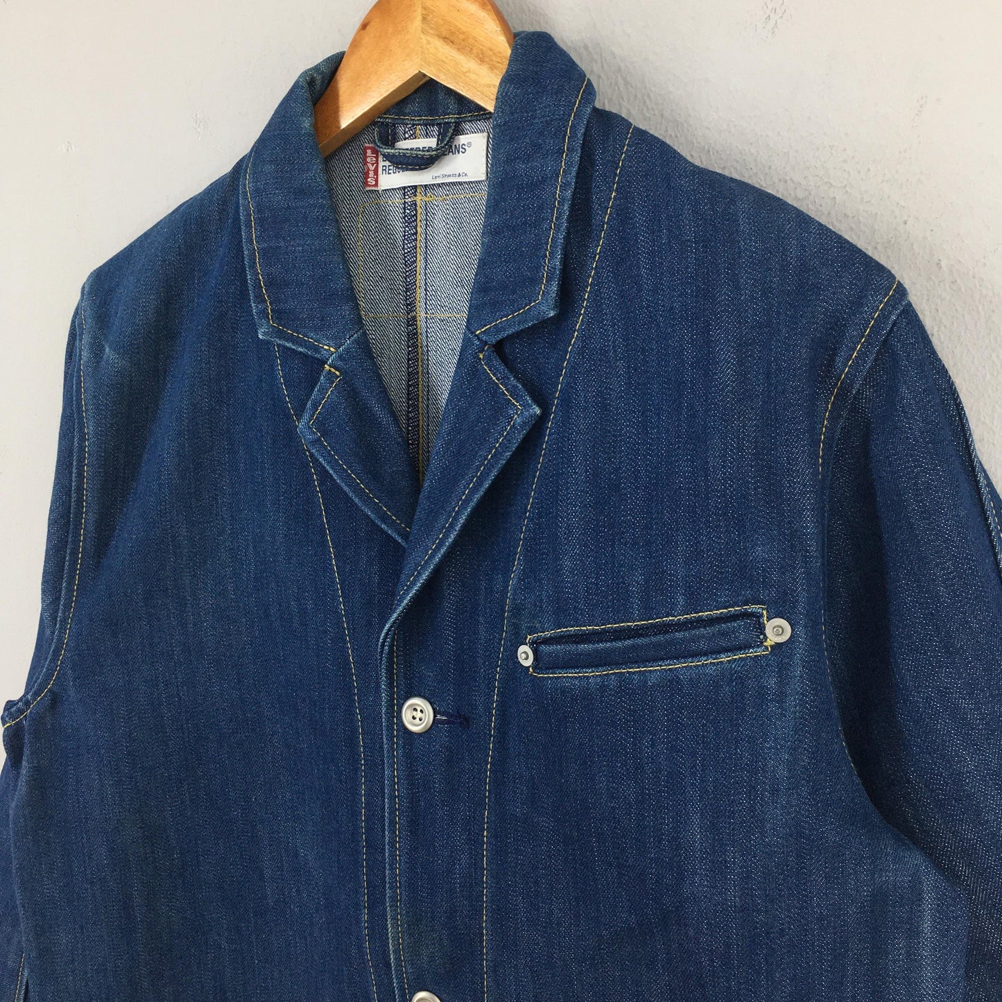 Levi's Engineered Jeans Blue Denim Jacket Medium