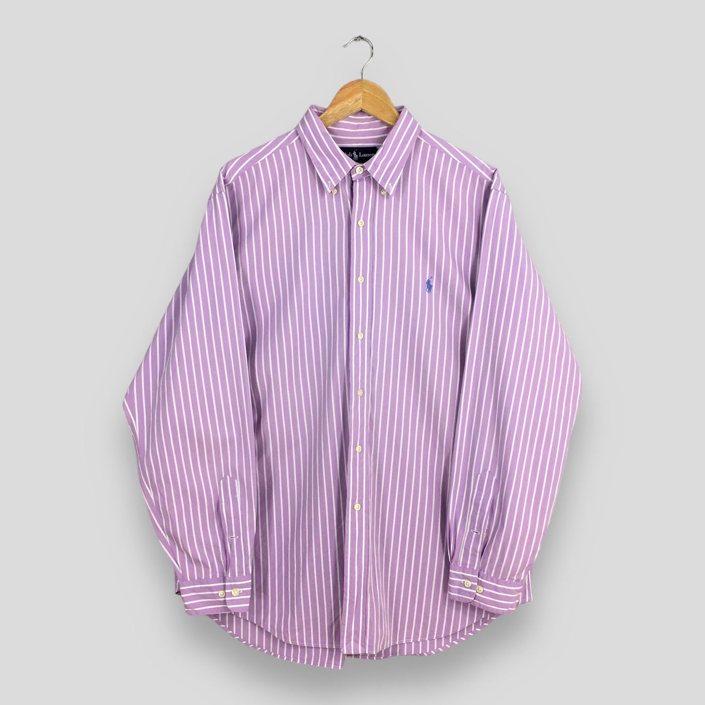 Polo Ralph Lauren Pink Striped Shirt 2XLarge