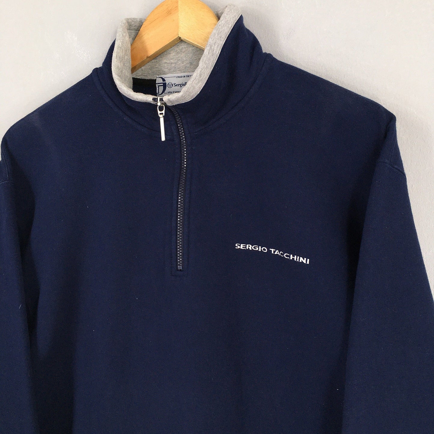 Sergio Tacchini Blue Sweater Large