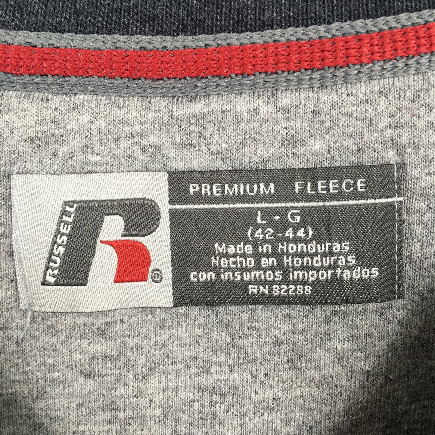 Russell Athletic Gray Plain Sweatshirt Large