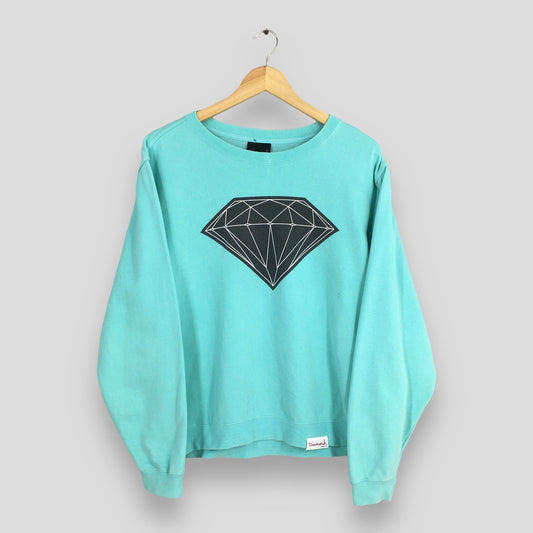 Diamond Supply Co Green Sweater Medium