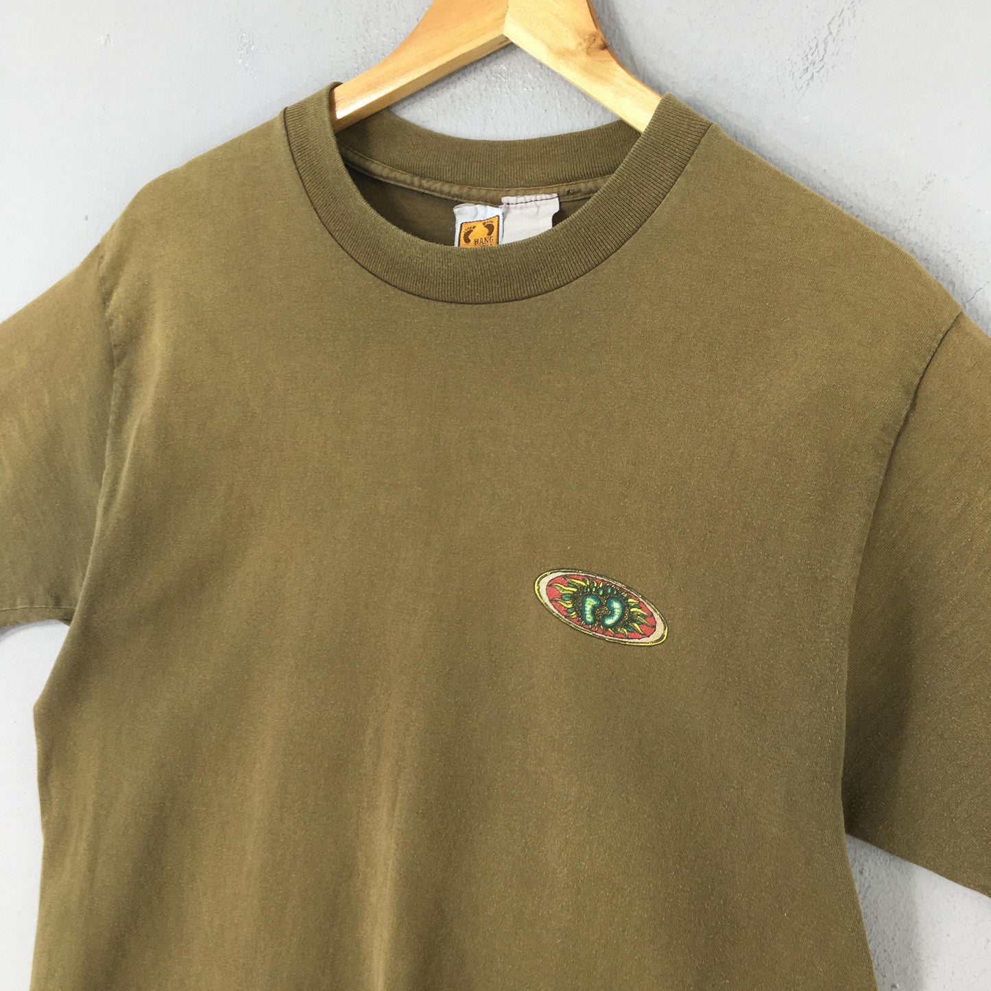 Hang Ten Surfing Footprint T shirt Large