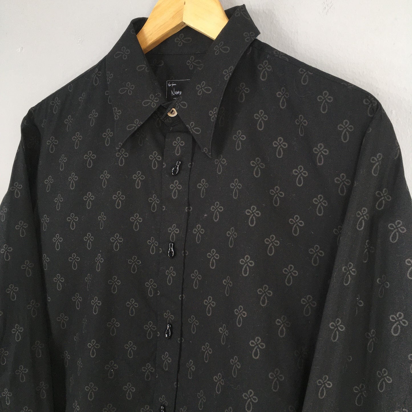 Number (N)ine Black Oxfords Shirt Medium