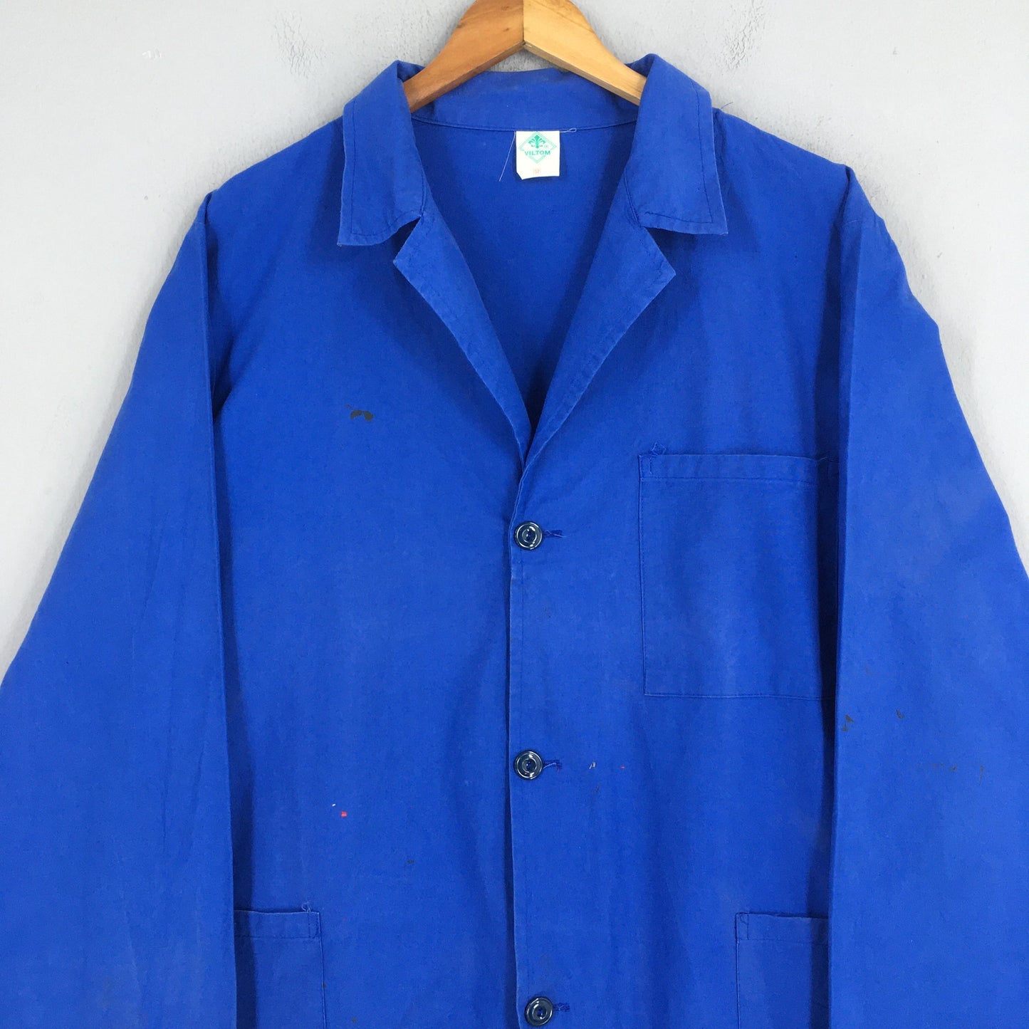 Viltom Frenchwork Sanforized Indigo Blue Jacket Large