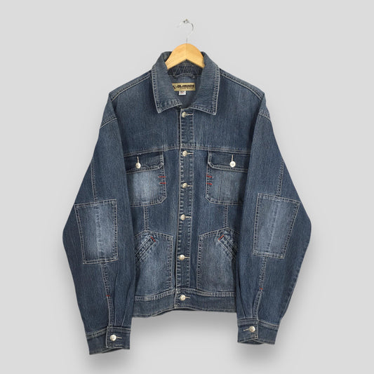 Olimeos Jeans Trucker Denim Jacket Xlarge