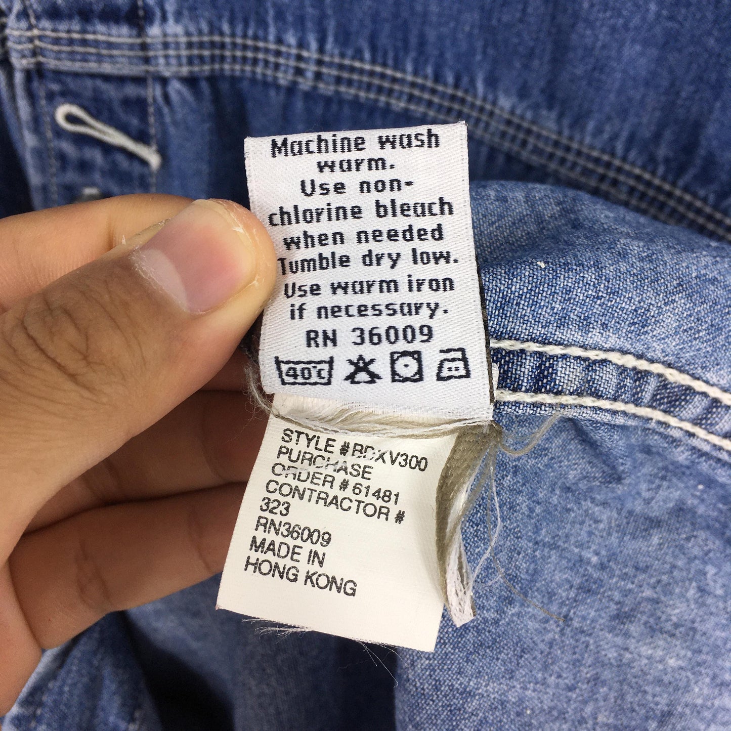 Calvin Klein Jeans Blue Denim Shirt Small