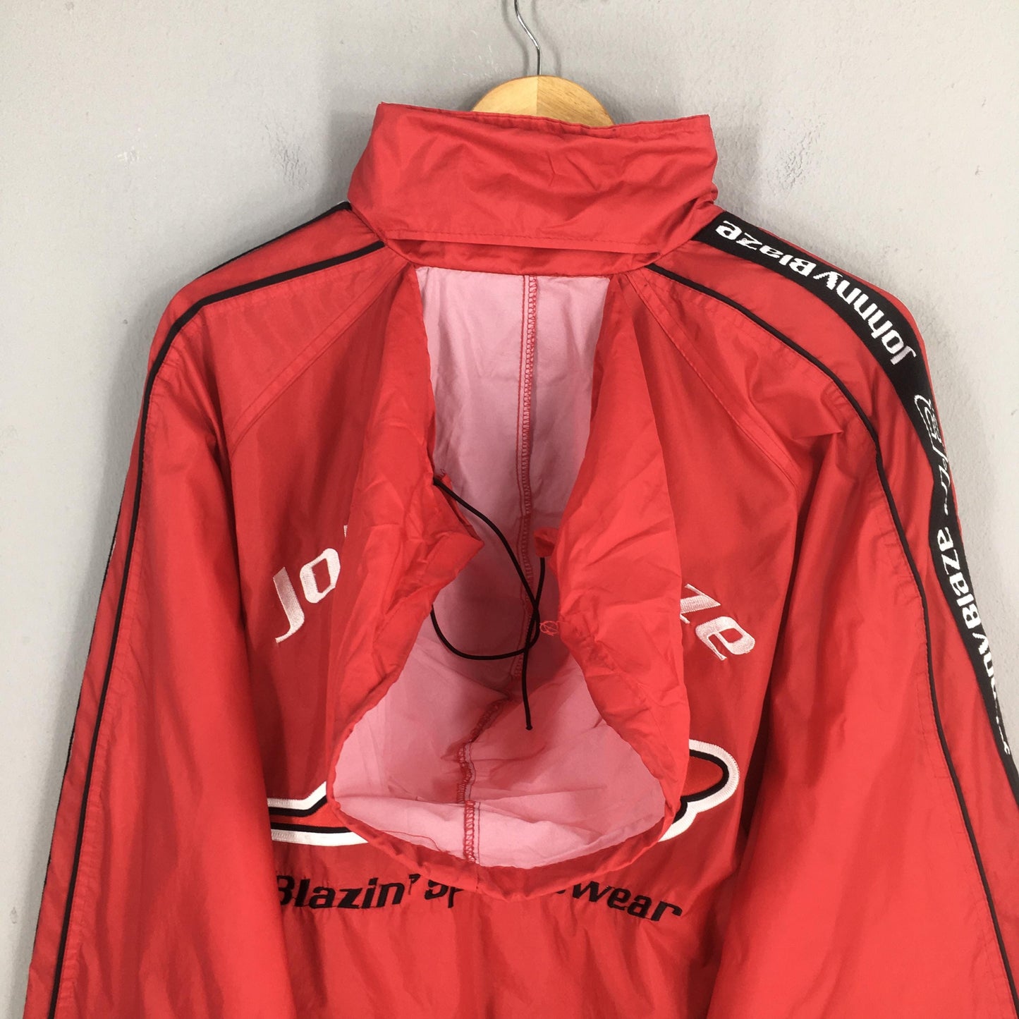 Johnny Blaze Windbreaker Hoodie Large