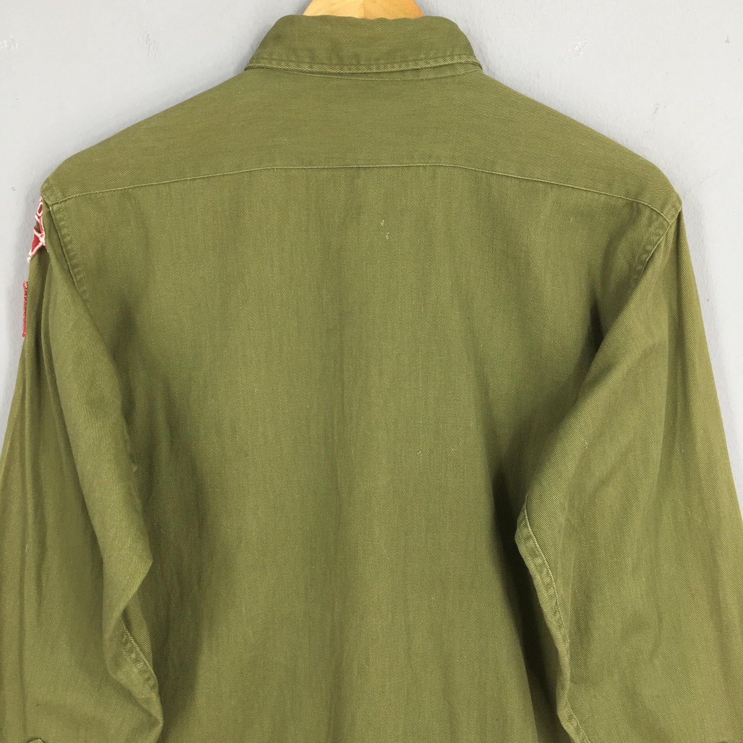 Boy Scouts Olive Shirt Medium