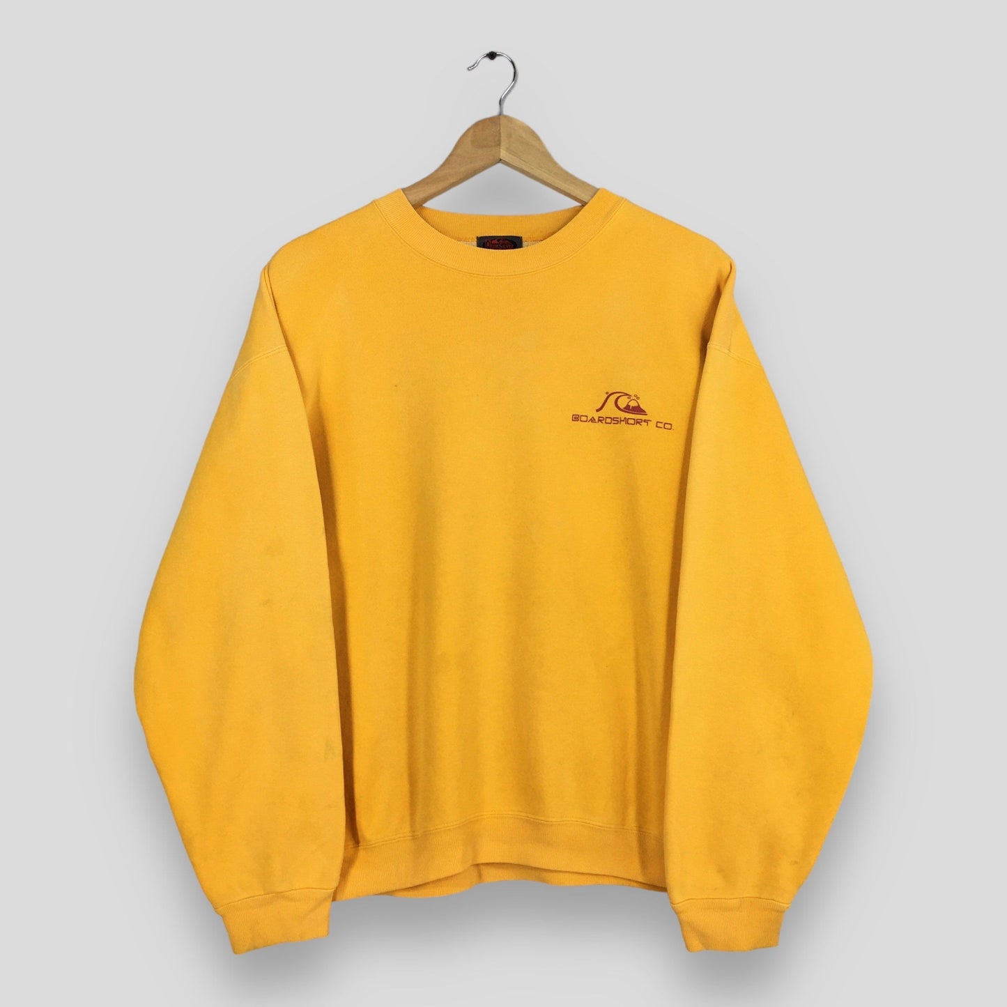 Quiksilver Surf Yellow Sweatshirt Large