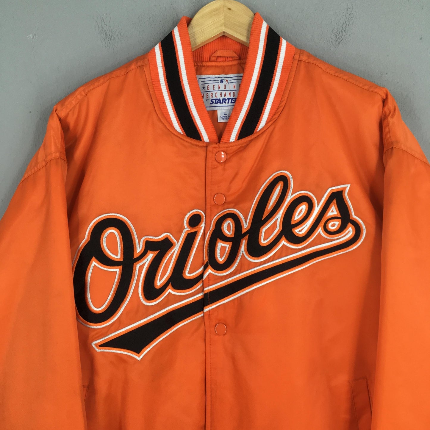 Baltimore Orioles MLB Satin Jacket Large