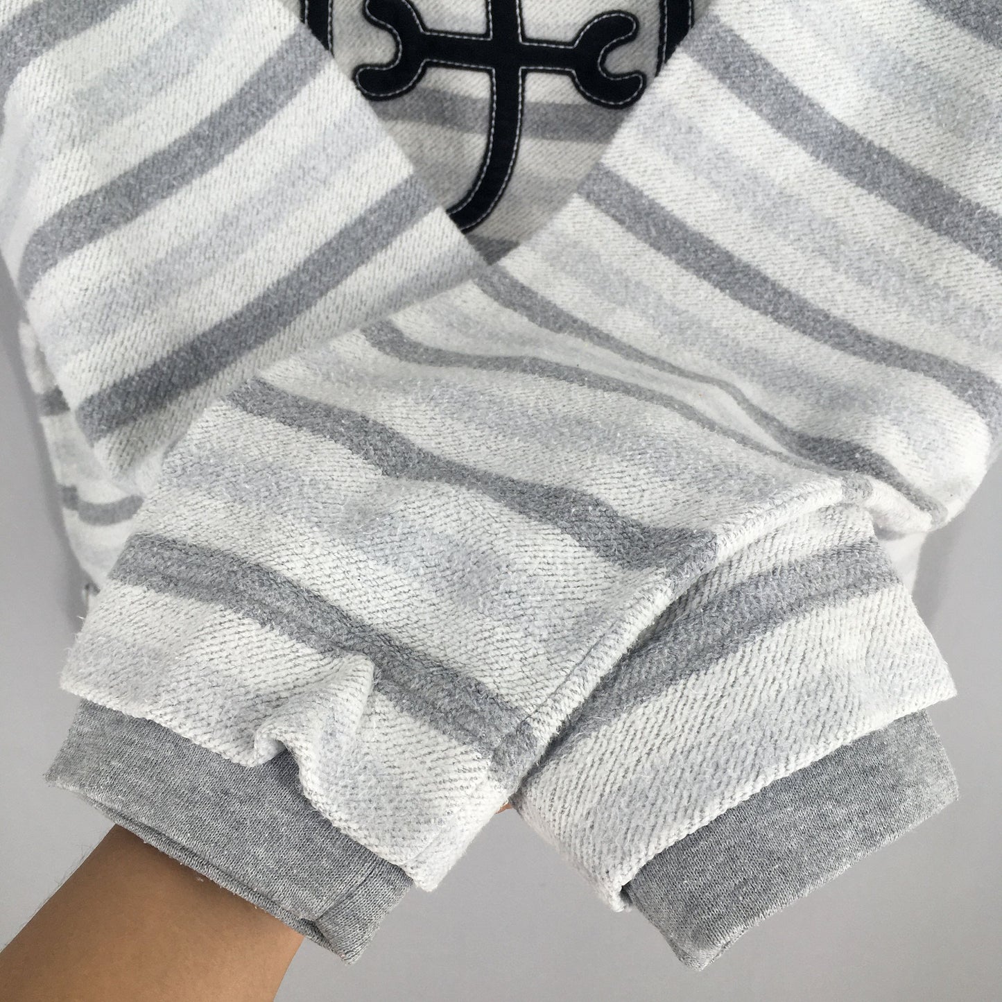 Jc De Castelbajac Sports Striped Sweatshirt XLarge