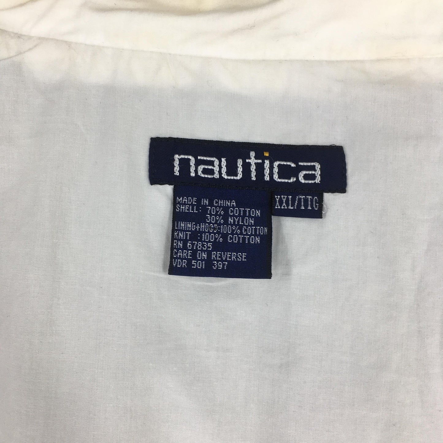 Nautica Blue Hoodie Jacket XXLarge
