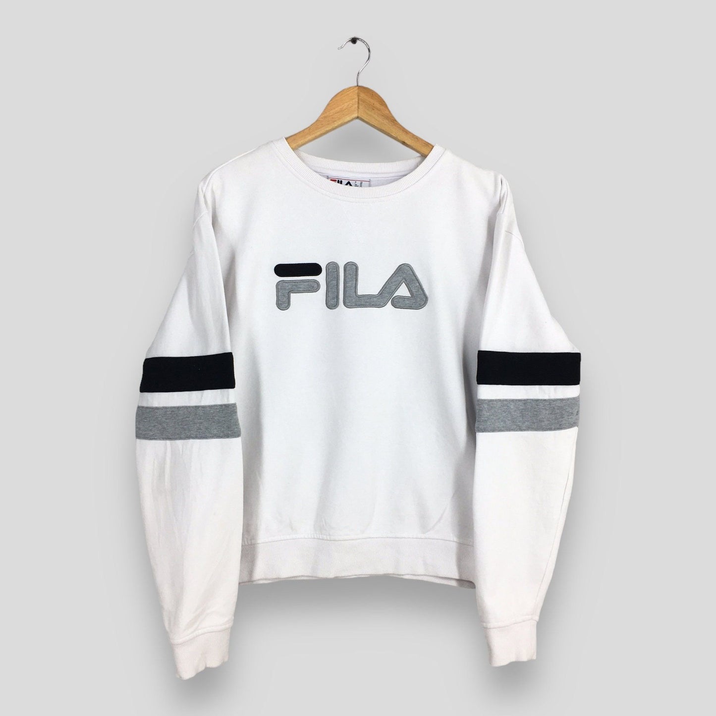 Fila Italia White Sweatshirt Medium