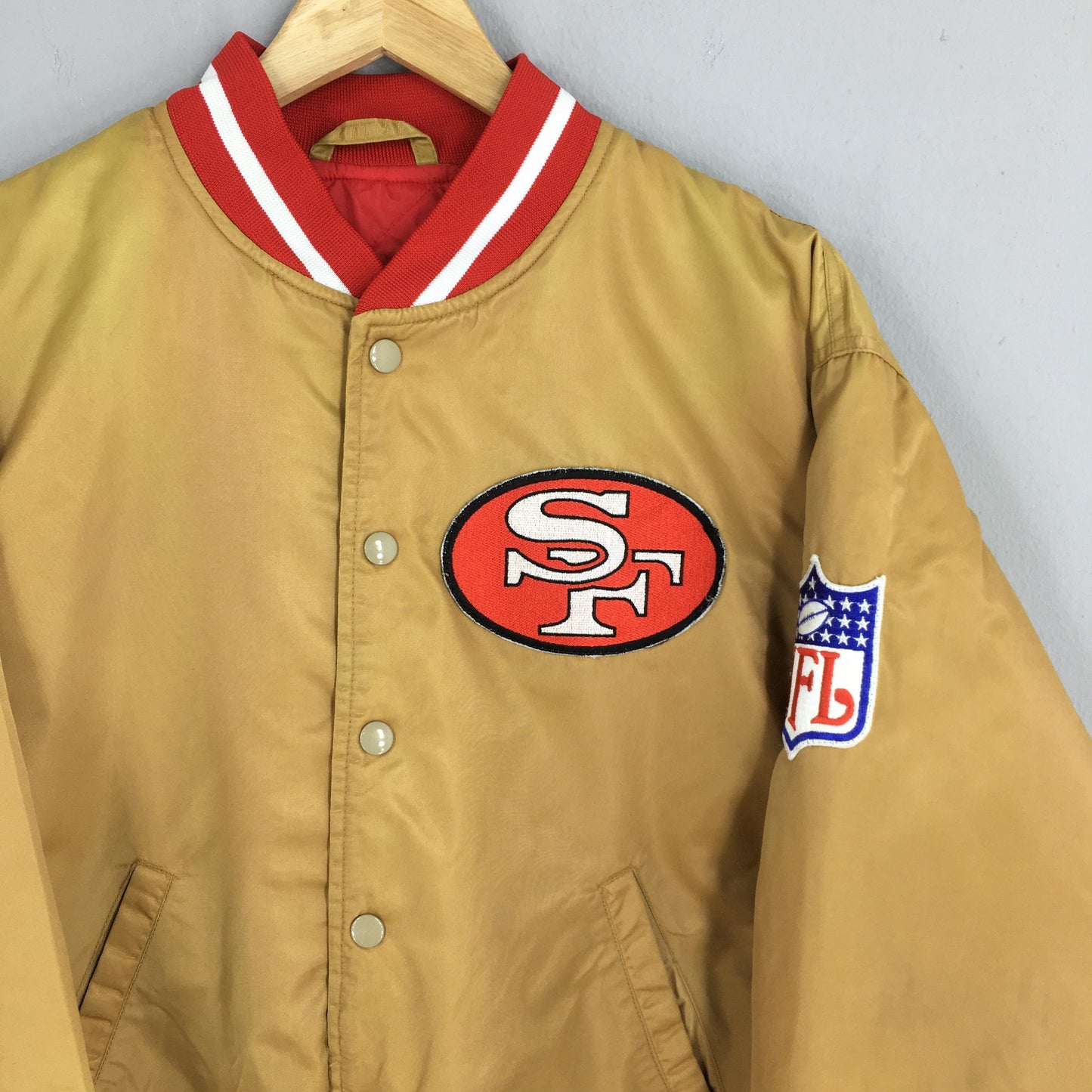 San Francisco 49ers NFL Satin Jacket Medium