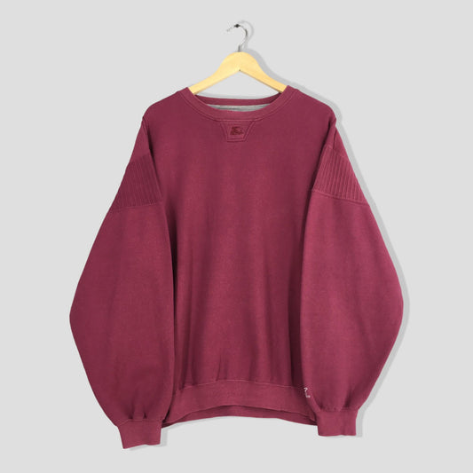 Starter Plain Red Sweatshirt Oversized XLarge