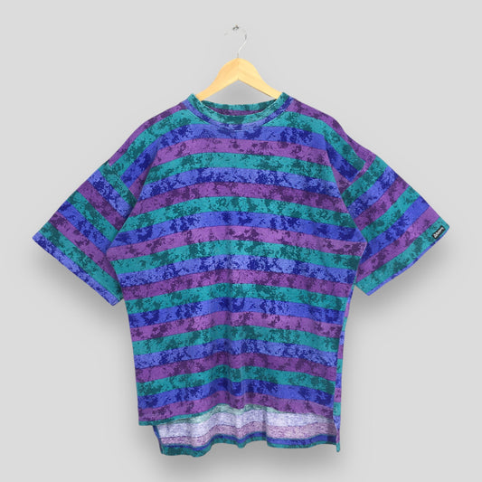 Zero Gravity Multicolor Stripes Tshirt Large