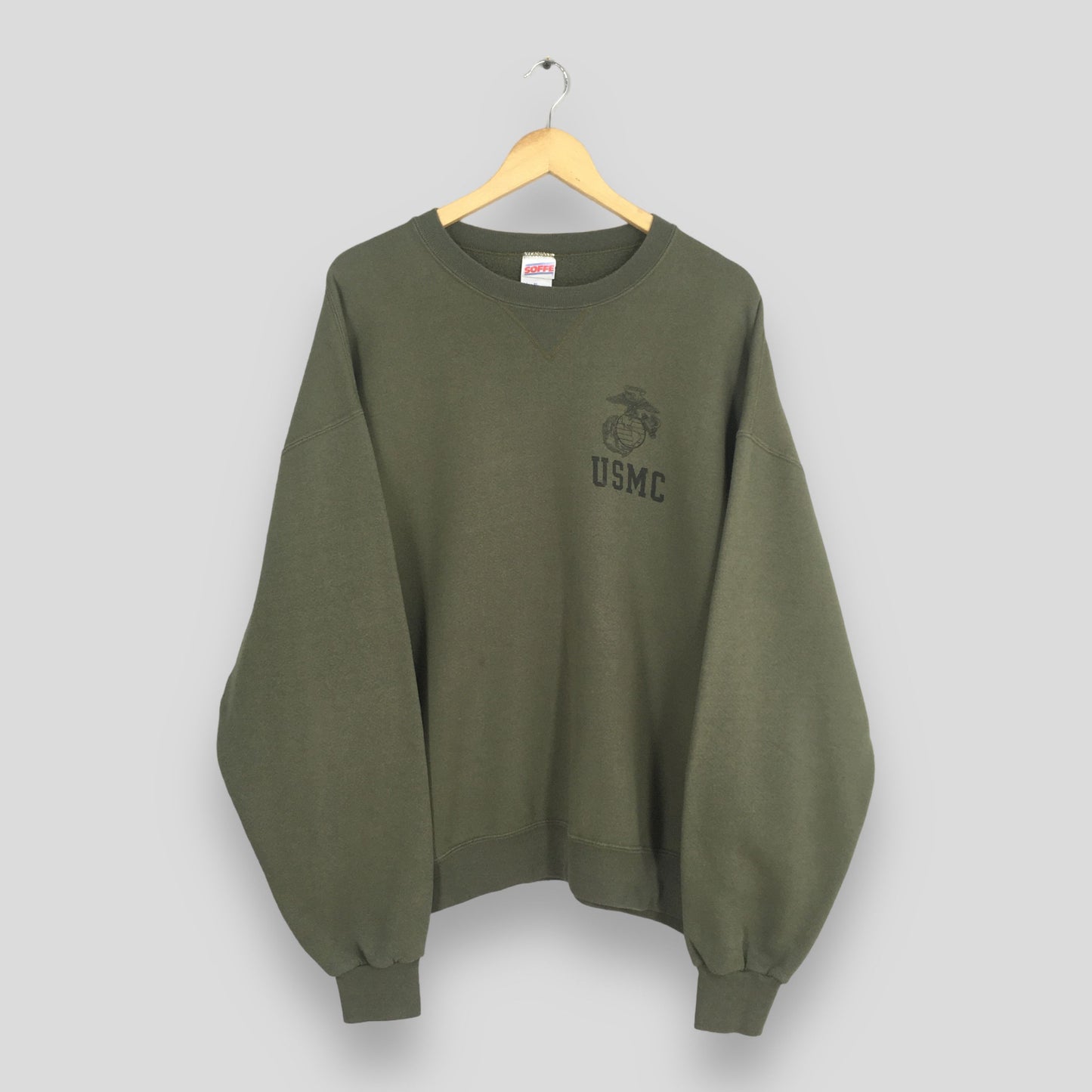 Usmc Marines Green Sweatshirt XLarge