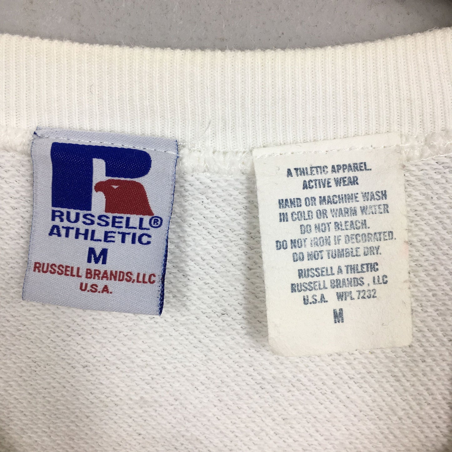 Russell Athletic White Sweatshirt Medium