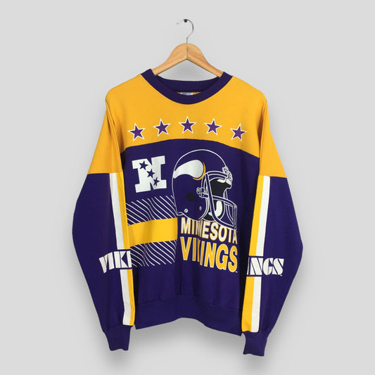 Minnesota Vikings NFL Rugby Sweatshirt Large