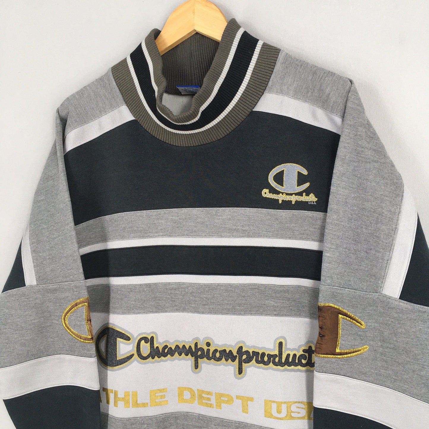 Champion Usa Stripes Multicolor Sweatshirt Large