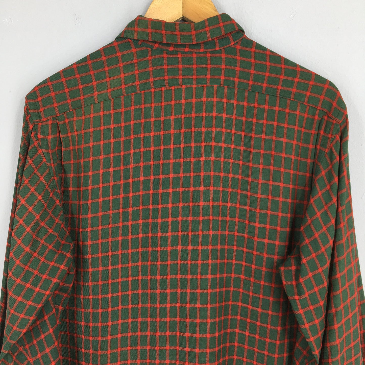 Buckley Shirts Plaid Checked Red Flannel Large