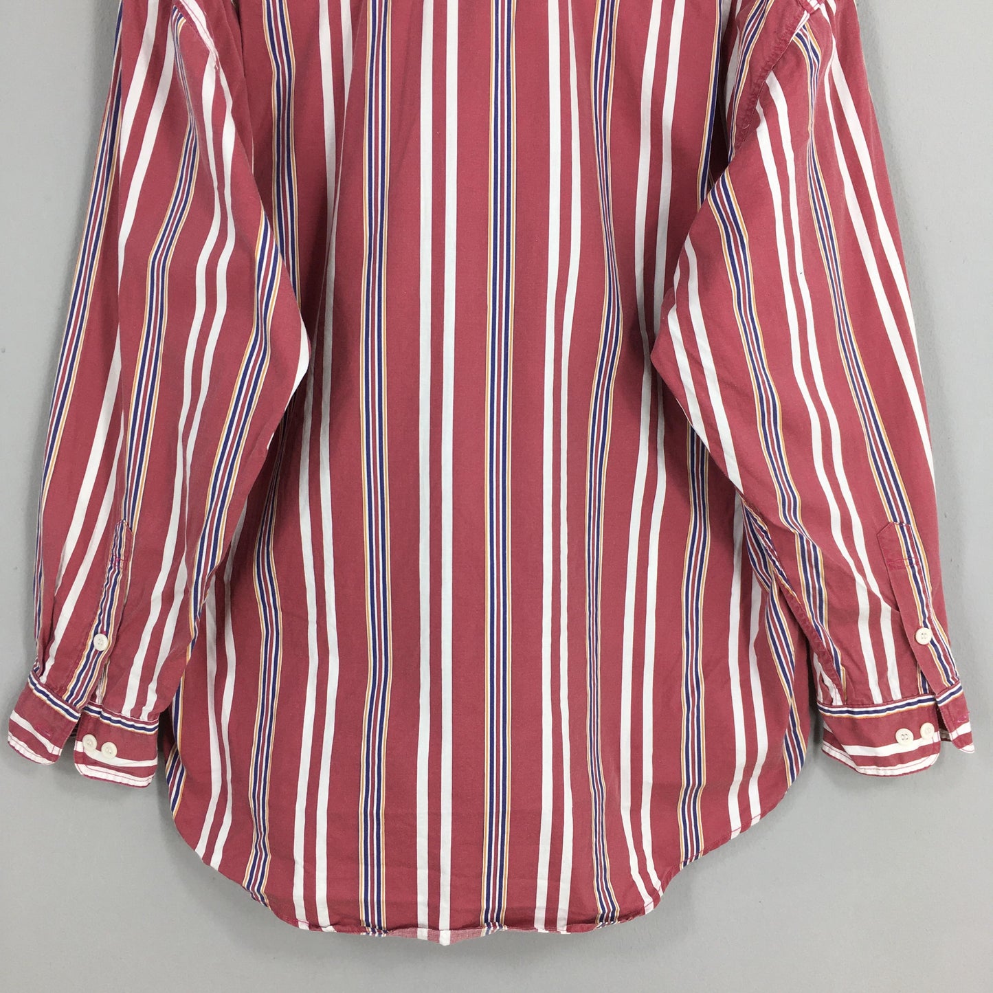 Life Tools Multicolor Red Stripes Flannel Shirt Large