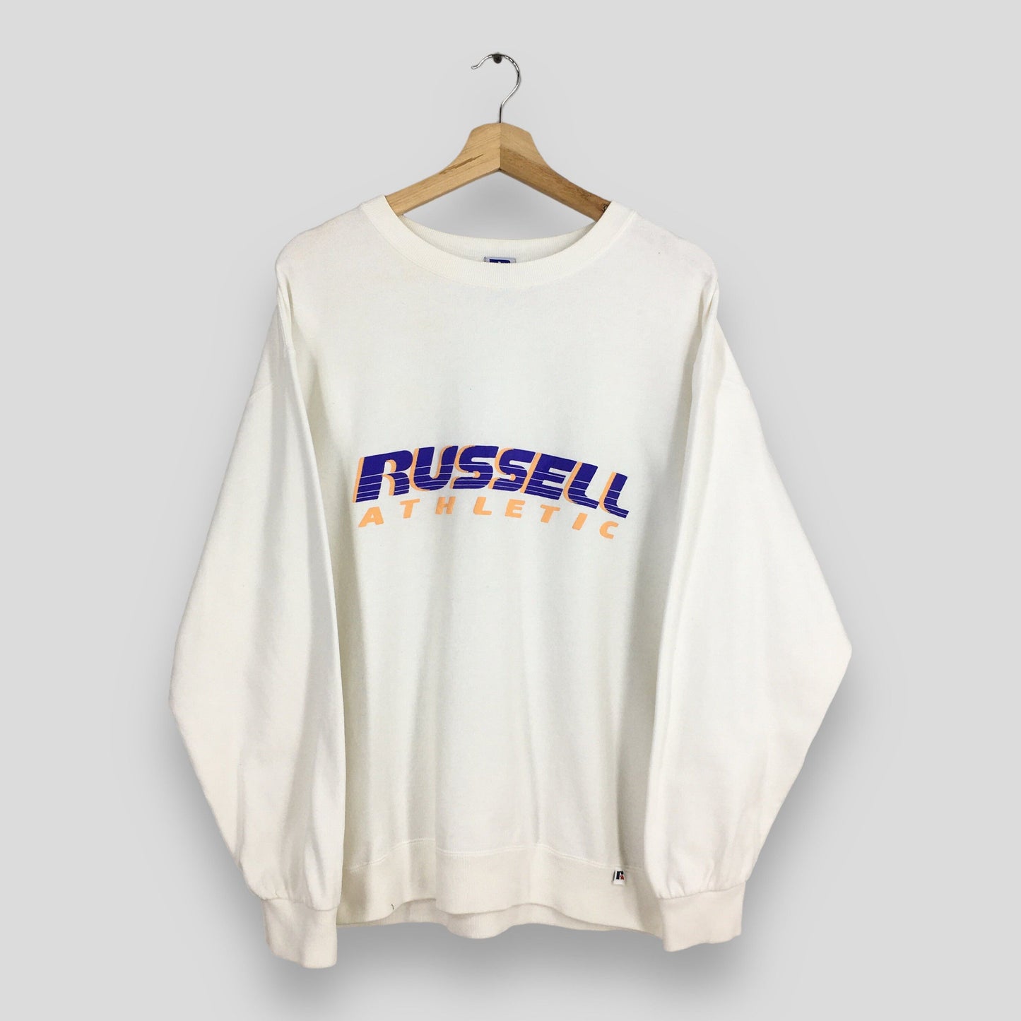 Russell Athletic White Sweatshirt Medium