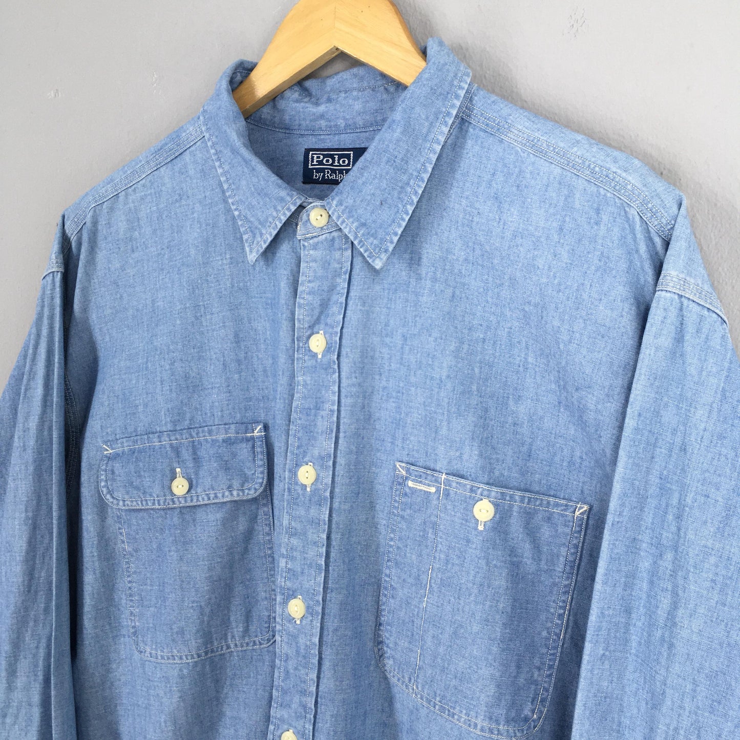 Polo Ralph Lauren Jeans Blue Shirt XLarge