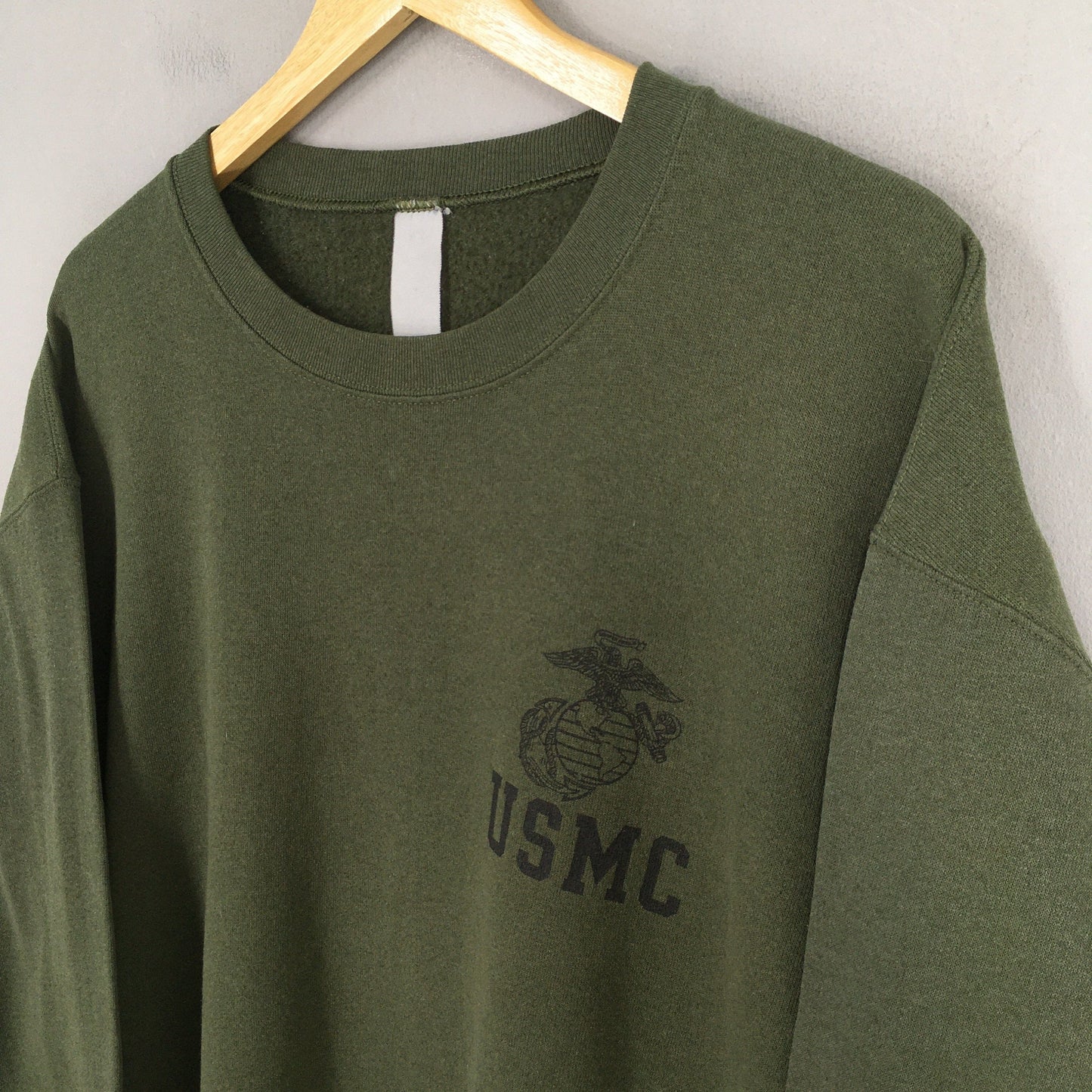 Usmc Marines Green Sweatshirt XLarge