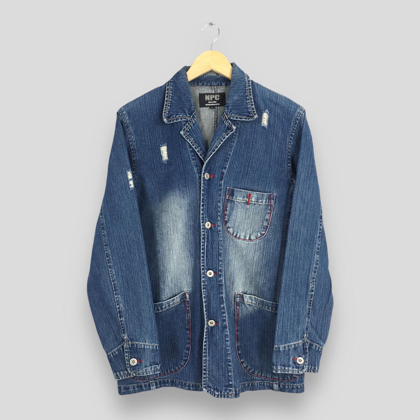 Nepuca Workers Denim Jacket Large