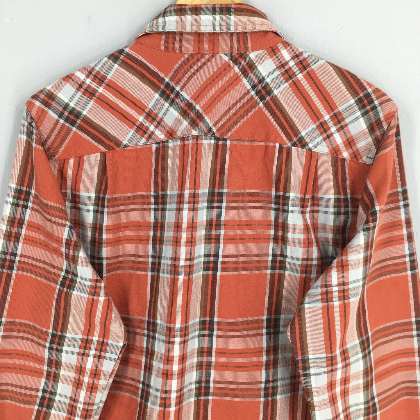 LL Bean Flannel Checkered Shirt Men Medium