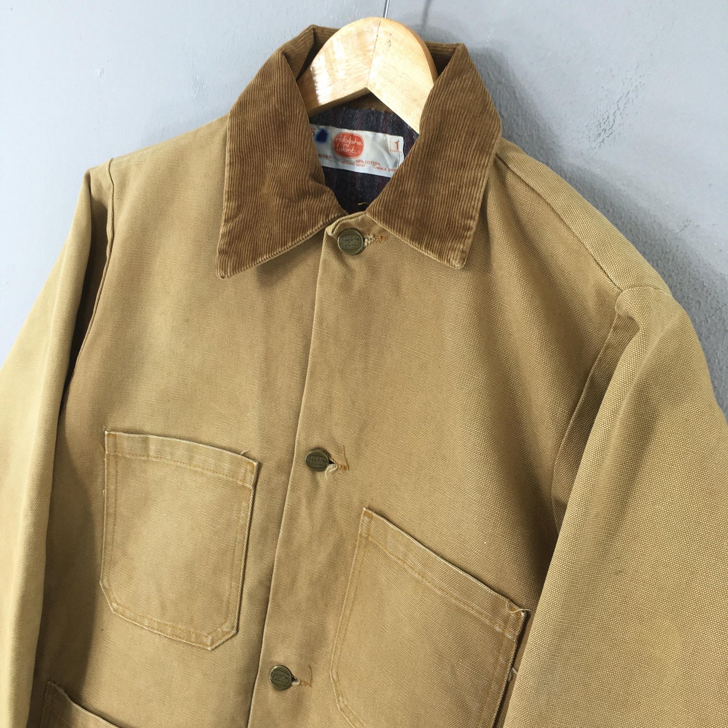 Adolphe Lafont Chore Workwear Denim Jacket Small