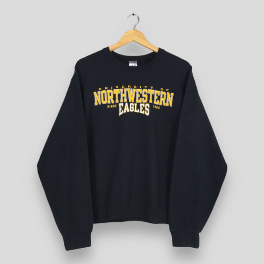 Northwestern University Black Sweatshirt Medium