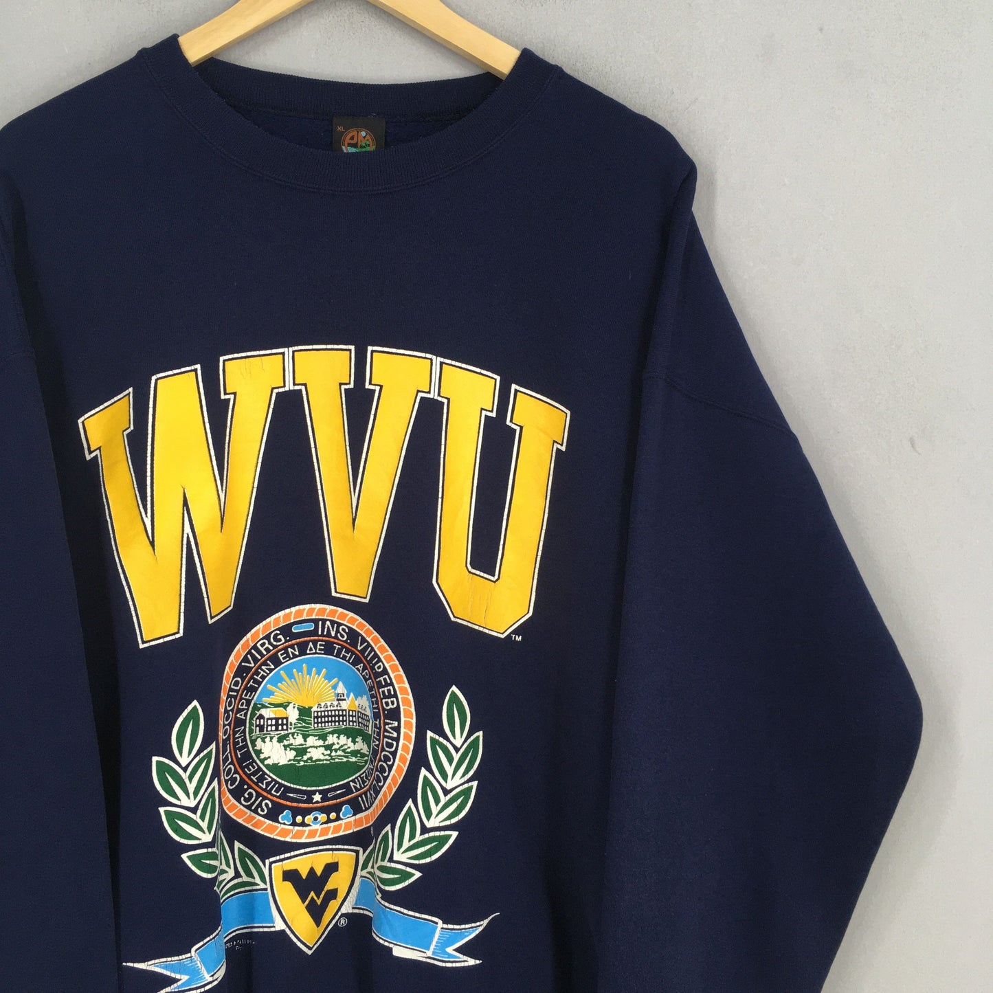 West Virginia University WVU Blue Sweatshirt XLarge