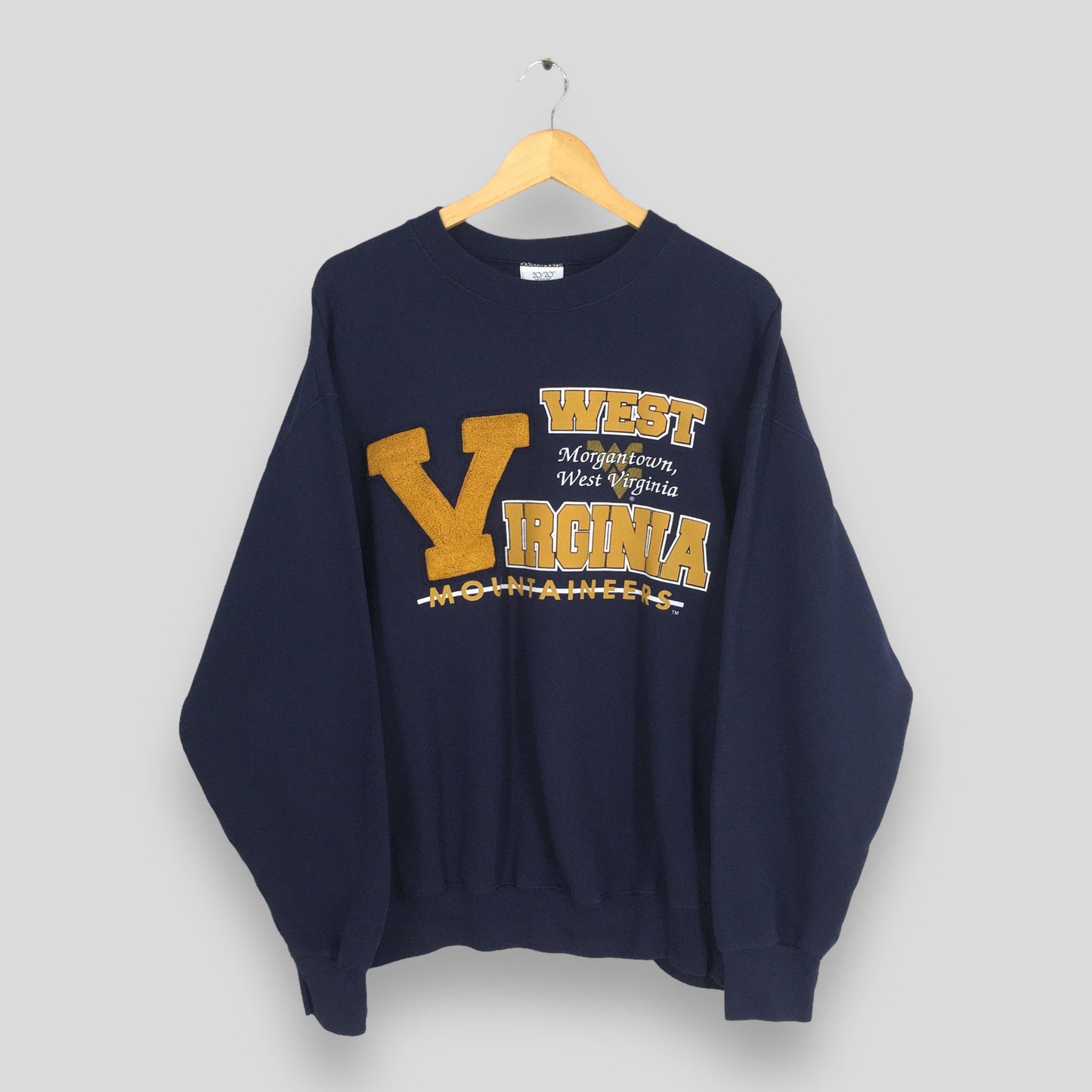 West Virginia Mountaineers Football Ncaa Sweatshirt XLarge