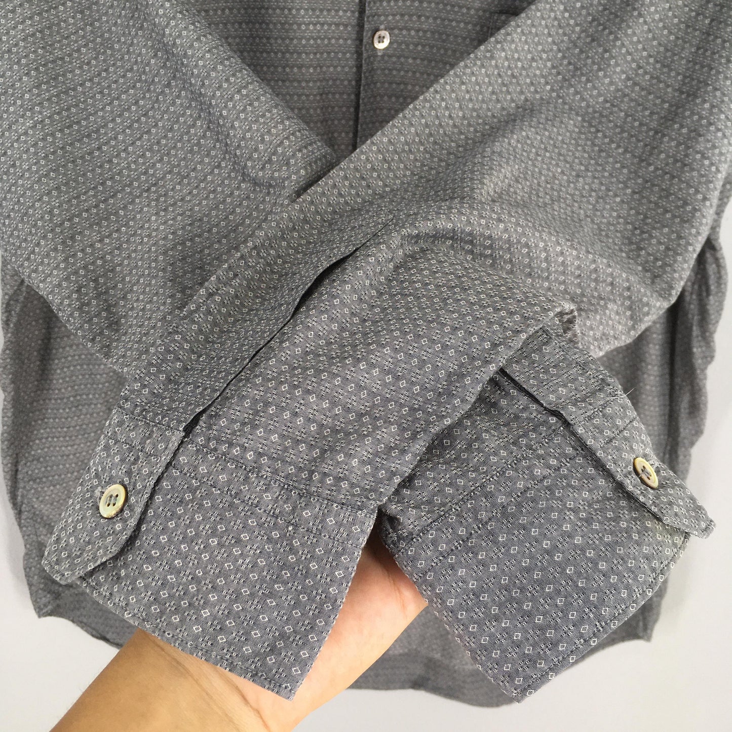 Ys For Men Yohji Yamamoto Gray Shirt XLarge