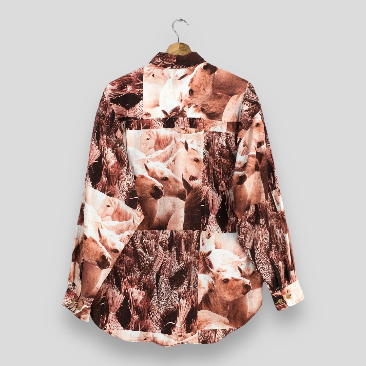 Daniel Hecther Abstract Horse Pop Art Shirt Large