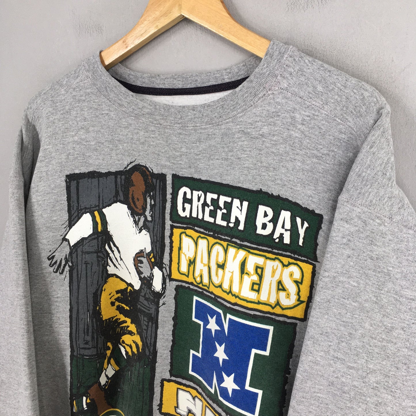 Green Bay Packers NFC Gray Sweatshirt Large