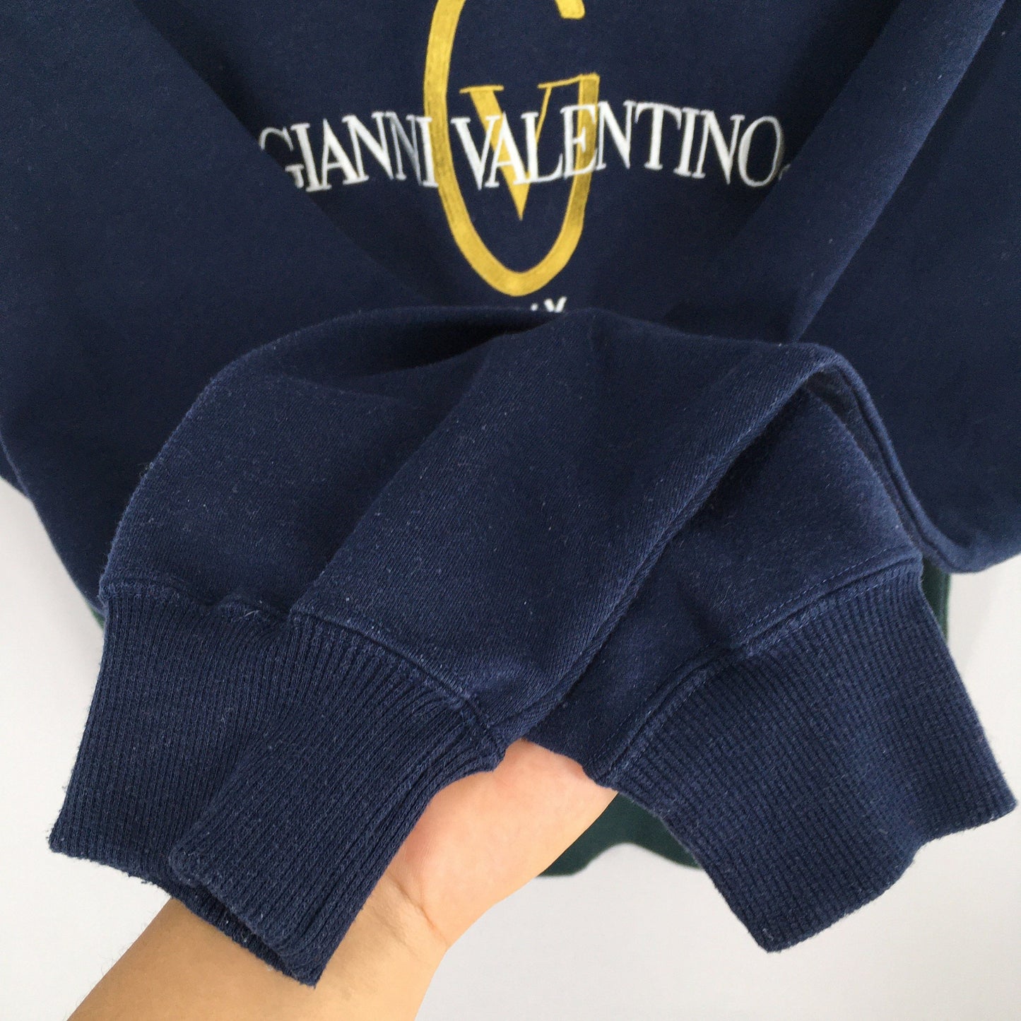 Gianni Valentino Spell Out Embroidery Sweatshirt Large