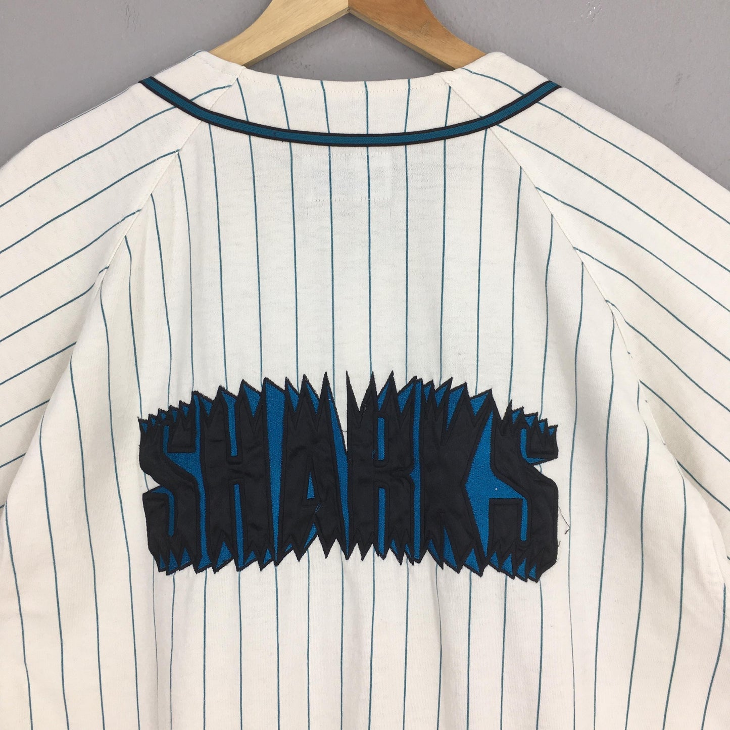 San Jose Sharks NHL Baseball Shirt XLarge