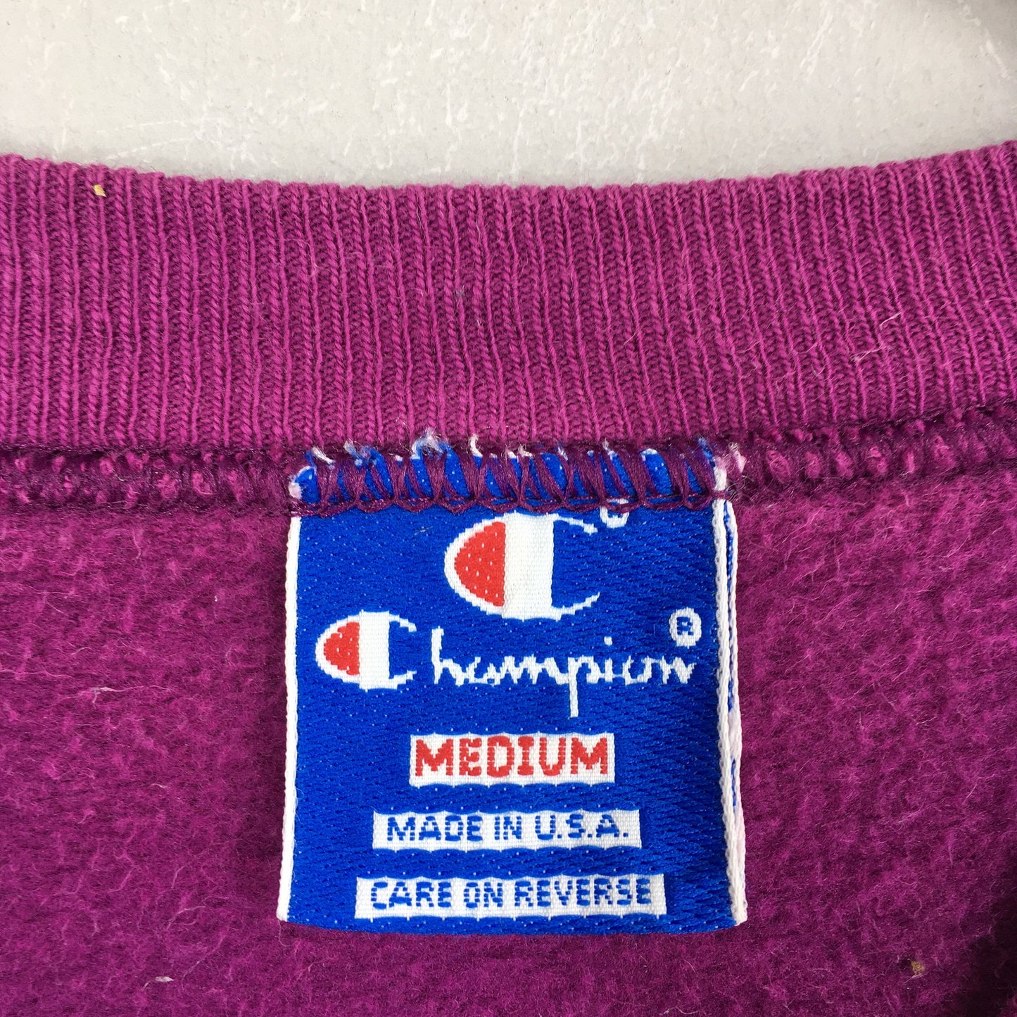 Champion Usa Purple Sweatshirt Medium