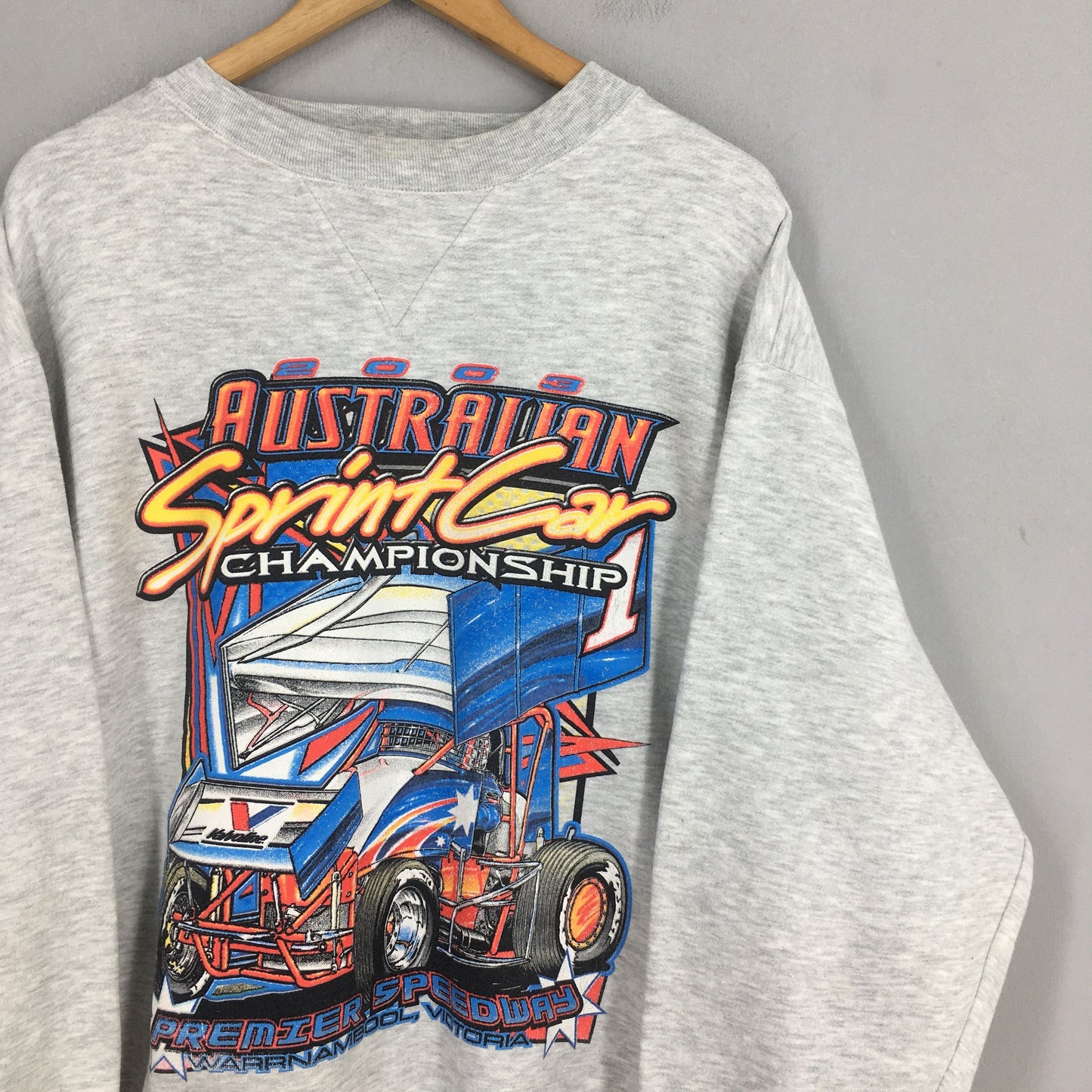 Nascar Australian Sprint Car Pullover Sweatshirt XLarge