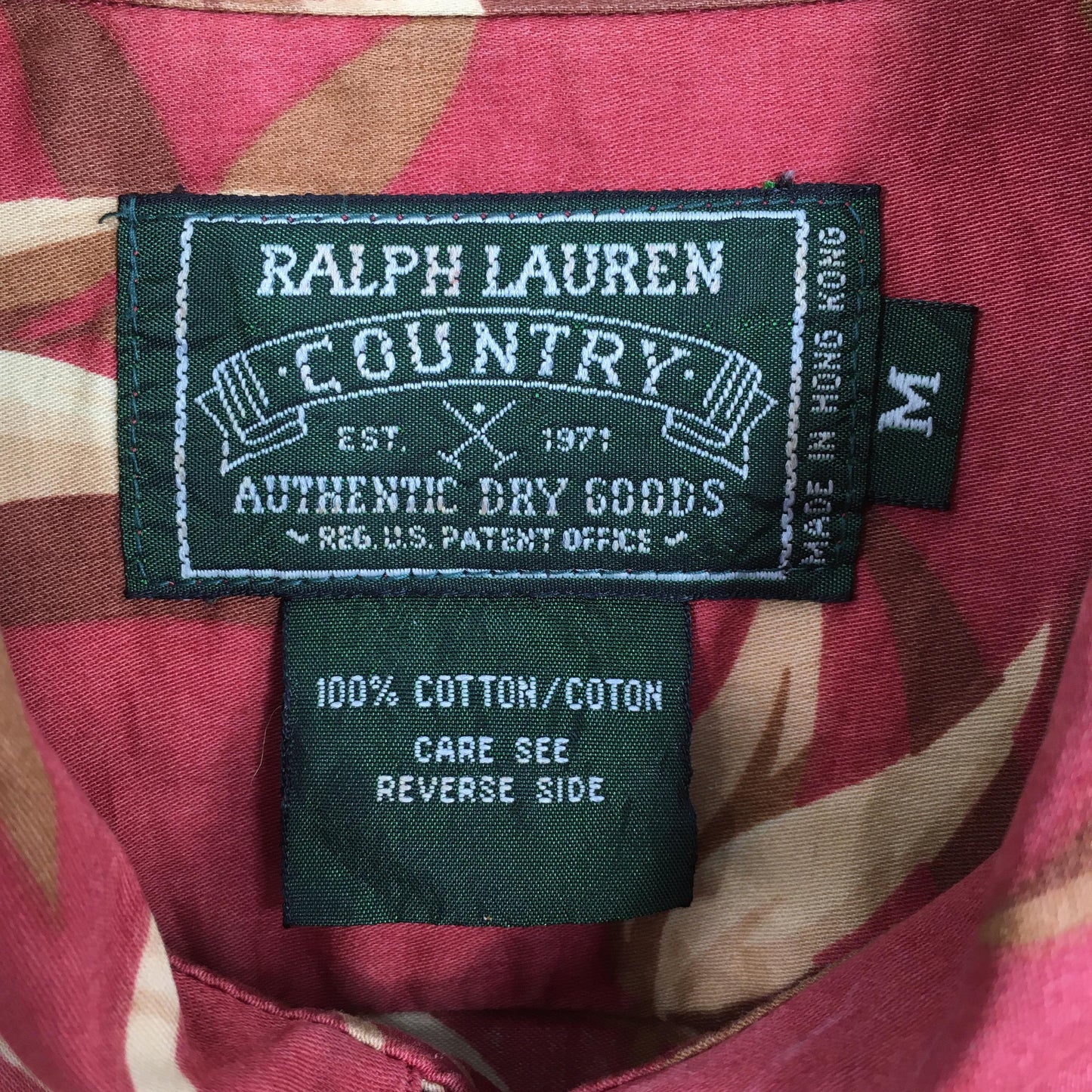 Ralph Lauren Country Red Casual Shirt Medium