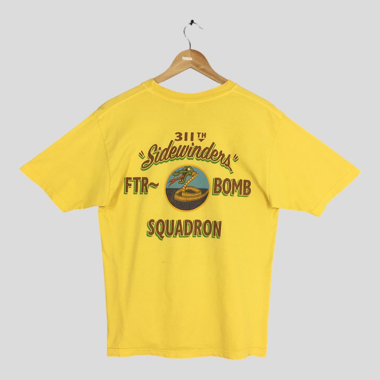 Buzz Rickson Us Air Forces Yellow T shirt Medium