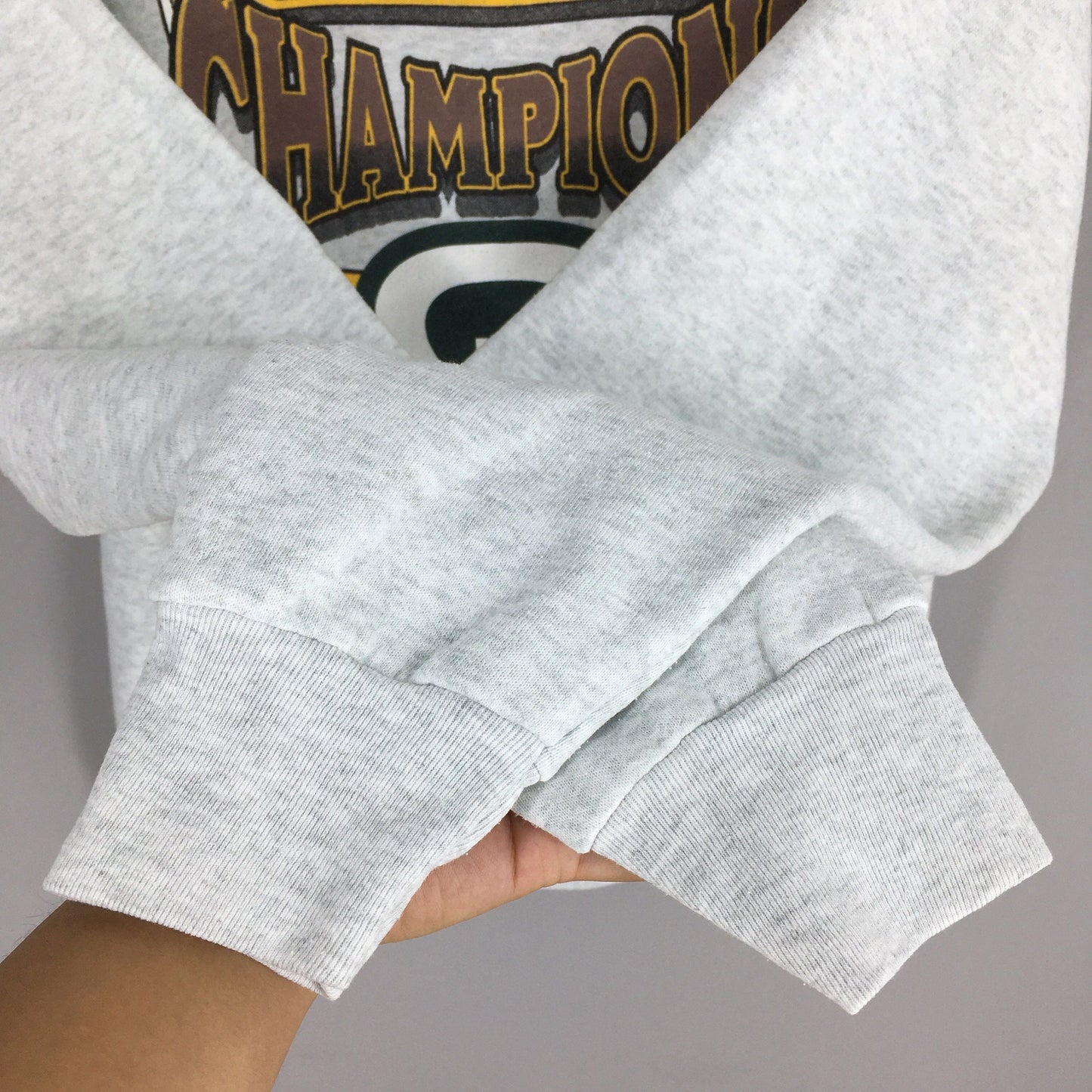 Green Bay Packers Nfl White Sweatshirt Large