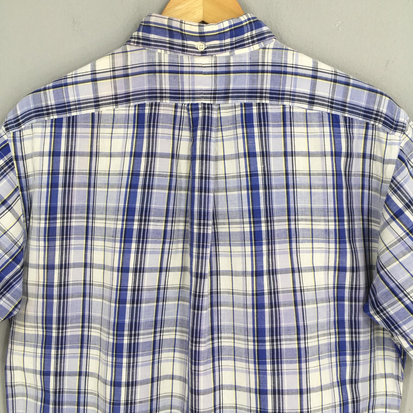 Polo Ralph Lauren Checkered Blue Shirt Large