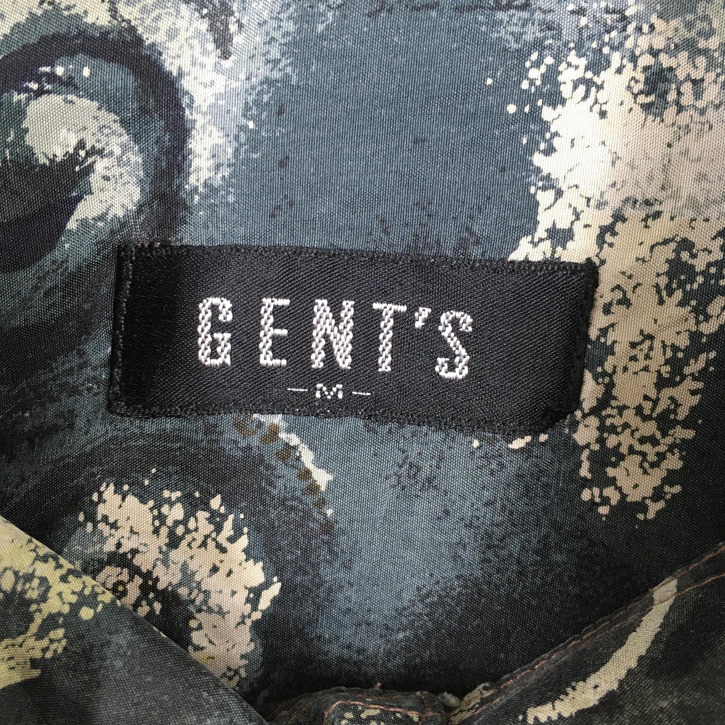 Psychedelic Multicolor Cotton Shirt Medium